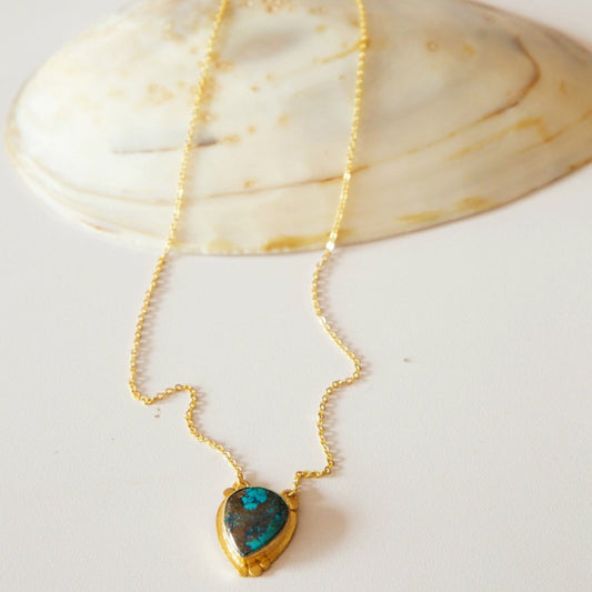 Desert Mother Chrysocolla Necklace